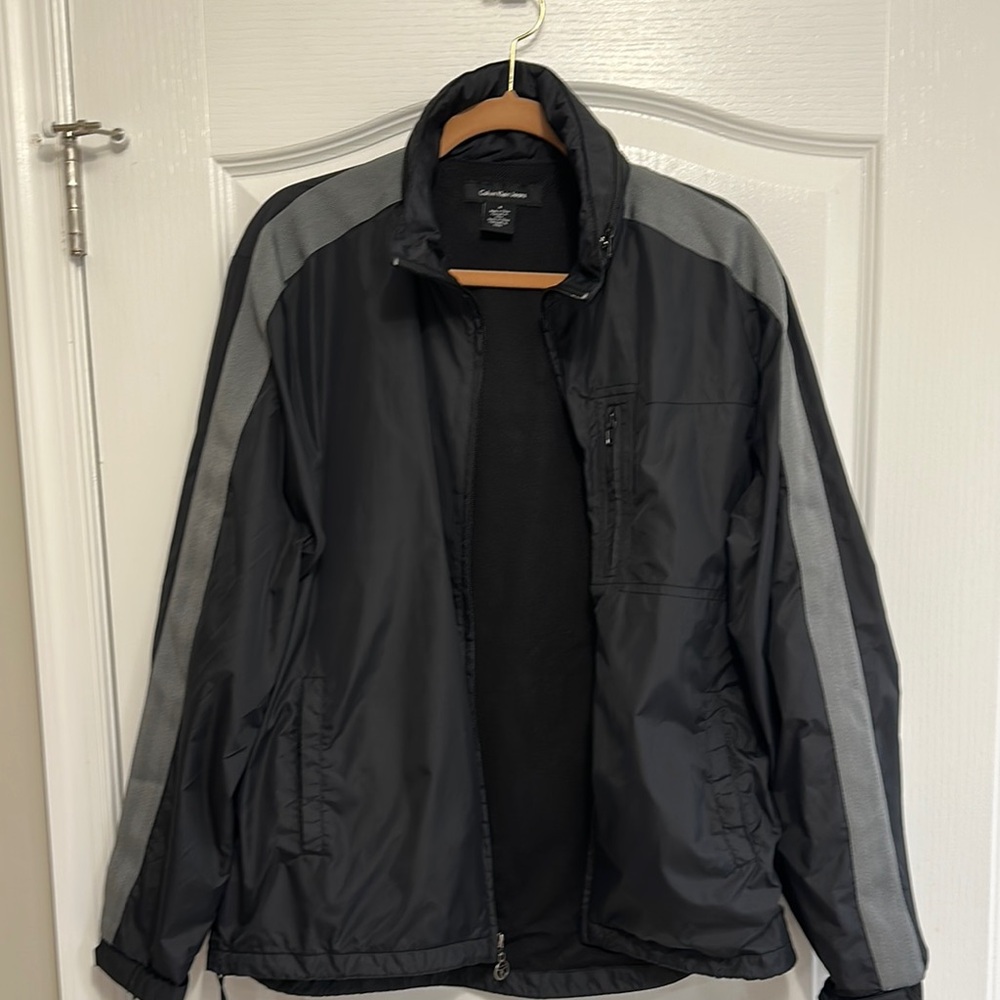 Calvin Klein Men's Black and Gray Jacket